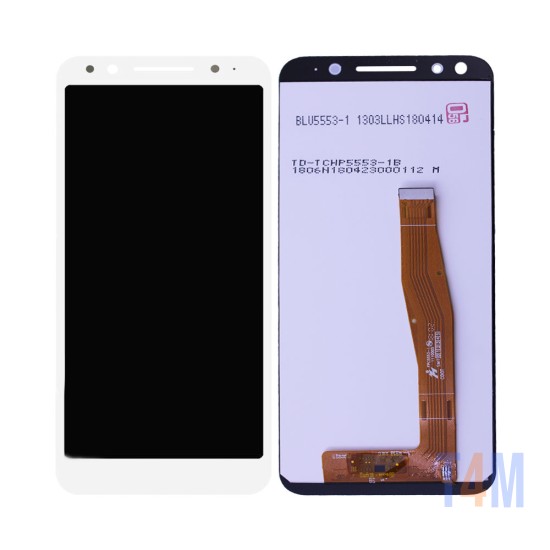 Touch+Display Alcatel 3 5052D/5052Y Branco